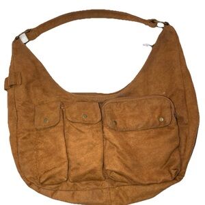 Brown slouchy hobo-style women’s purse by 35th St. bags